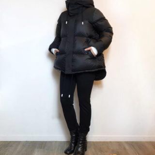 kk_ファッション【美品】ユナイテッドアローズ ダウンコート 黒 M-Lサイズ