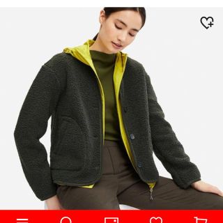 ユニクロ(UNIQLO)のUNIQLO フリース ノーカラージャケット(ノーカラージャケット)