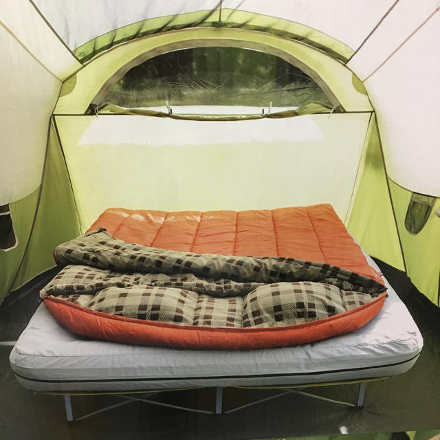 新品未使用 COLEMAN コールマン ハドソンダブル 2人用 寝袋 - 寝袋/寝具