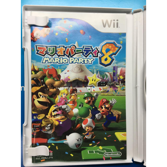 Wii(ウィー)のマリオパーティ ８ エンタメ/ホビーのゲームソフト/ゲーム機本体(家庭用ゲームソフト)の商品写真