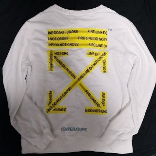 オフホワイト(OFF-WHITE)のOFF-WHITE Yellow FIRETAPE

トレーナー サイズM(スウェット)