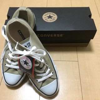 コンバース(CONVERSE)のコンバース キャンバス オールスター カラーズ ベージュ 大幅値下げ(スニーカー)