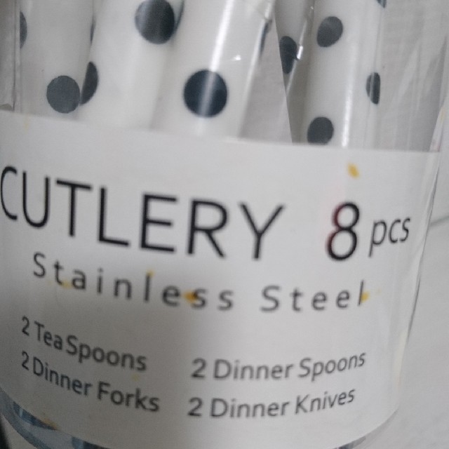 Francfranc(フランフラン)のCutlery 8pcsセット スプーン フォーク フランフラン  キッズ/ベビー/マタニティの授乳/お食事用品(スプーン/フォーク)の商品写真