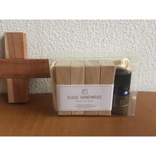 ムジルシリョウヒン(MUJI (無印良品))の未使用 KUSU HANDMADE ECO BLOCK 天然くすのき アロマ(アロマオイル)