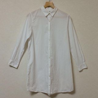 ムジルシリョウヒン(MUJI (無印良品))の【MUJI】シャツワンピ M(ひざ丈ワンピース)