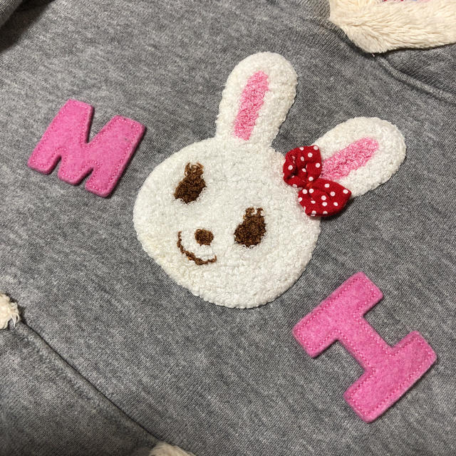 mikihouse(ミキハウス)のミキハウス うさこちゃん  パーカー キッズ/ベビー/マタニティのキッズ服女の子用(90cm~)(その他)の商品写真