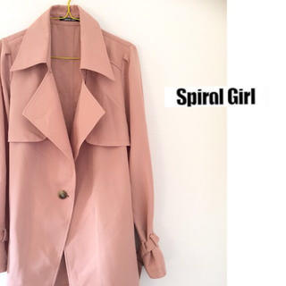 spiral girl スパイラルガール スプリングコート size S - ロングコート