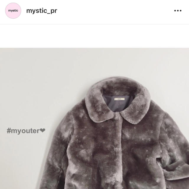 mystic(ミスティック)のmystic フェイクファーブルゾン レディースのジャケット/アウター(ブルゾン)の商品写真