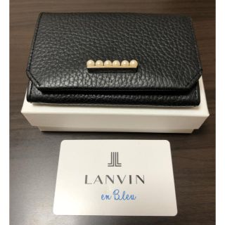 ランバンオンブルー(LANVIN en Bleu)のサコサコ様専用  パールが大人可愛い名刺入れ (名刺入れ/定期入れ)