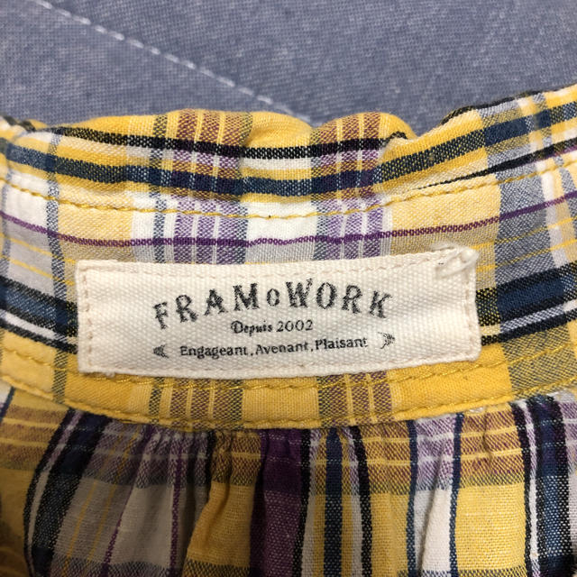 FRAMeWORK(フレームワーク)のフレームワークス 黄色チェック シャツ レディースのトップス(シャツ/ブラウス(長袖/七分))の商品写真