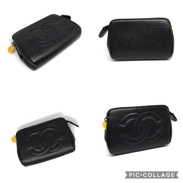 CHANEL(シャネル)のシャネル  ポーチ バニティバッグ キャビアスキン  美品  レディースのファッション小物(ポーチ)の商品写真