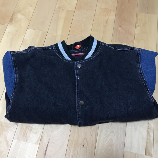 メンズS denim varsity  jacket