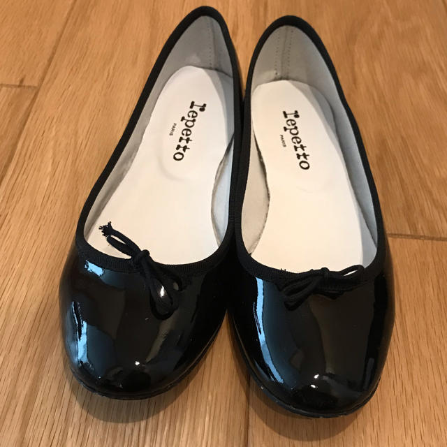 repetto レペット V086V サンドリオン 38.5  黒 パテント