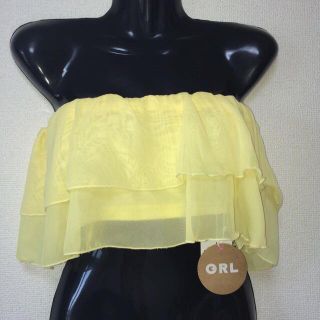 グレイル(GRL)の新品♡フリルベア(ベアトップ/チューブトップ)