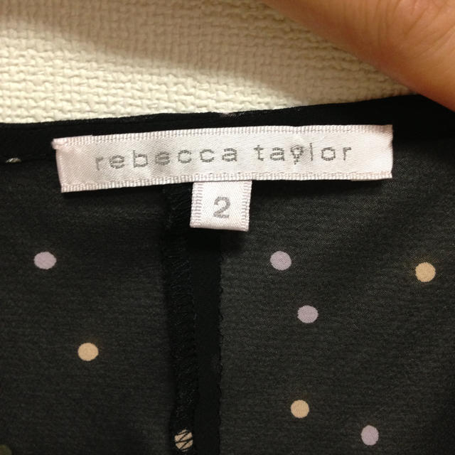 Rebecca Taylor(レベッカテイラー)のレベッカテイラー ノースリーブ トップス レディースのトップス(シャツ/ブラウス(半袖/袖なし))の商品写真