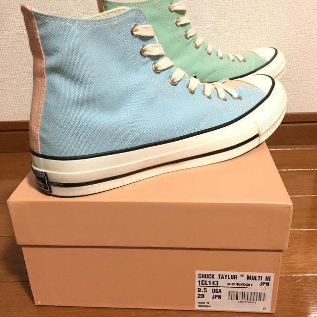 CONVERSE(コンバース)のコンバース アディクト マルチカラー 美品箱付き メンズの靴/シューズ(スニーカー)の商品写真