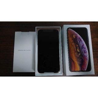 アイフォーン(iPhone)の新品未通電 iPhoneXS 64GB ゴールド SIMロック解除済(スマートフォン本体)