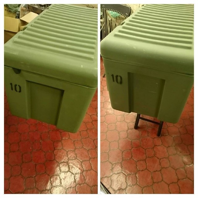 米軍放出品 ミリタリーボックス コンテナボックス 道具箱 工具箱  エンタメ/ホビーのミリタリー(個人装備)の商品写真