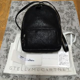 ステラマッカートニー(Stella McCartney)の【美品】ステラ・マッカートニー 
ファラベラ ミニ バックパック 2way黒(リュック/バックパック)