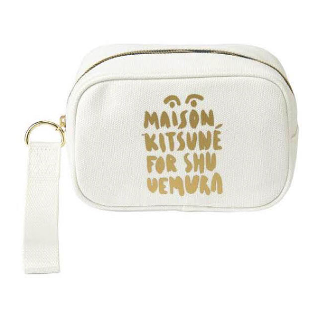 MAISON KITSUNE'(メゾンキツネ)のメゾンキツネ ×シュウウエムラ コラボポーチ レディースのファッション小物(ポーチ)の商品写真