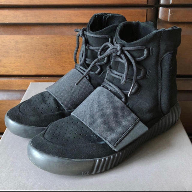 靴/シューズyeezy boost750 国内正規品 BLACK