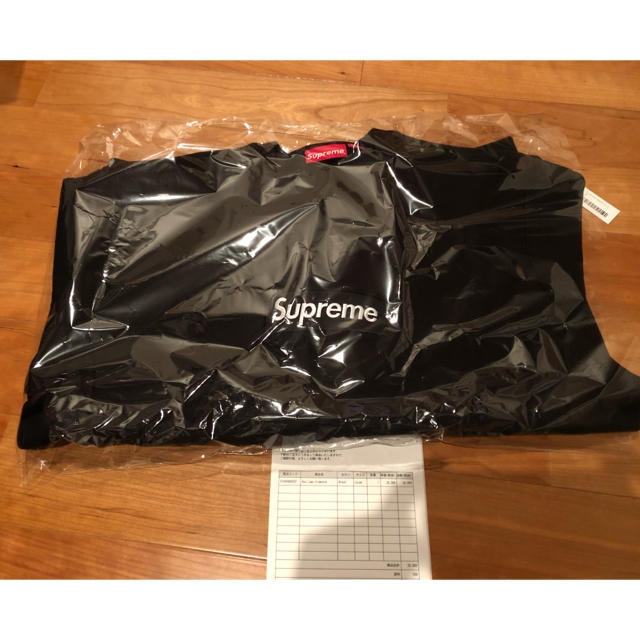 Lサイズ 新品 黒 supreme box logo crewneck