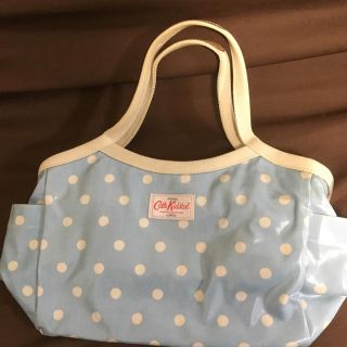 キャスキッドソン(Cath Kidston)の本物Cath Kidston キャスキッドソン ドット 水玉 ハンド バッグ (ハンドバッグ)