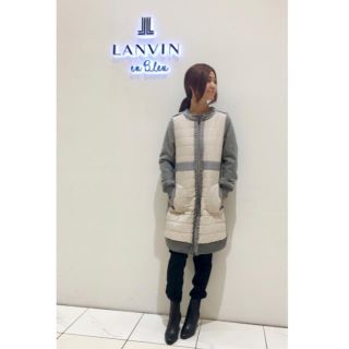 ランバンオンブルー(LANVIN en Bleu)の完売 LANVIN en Bleu ダウンコート(ダウンコート)