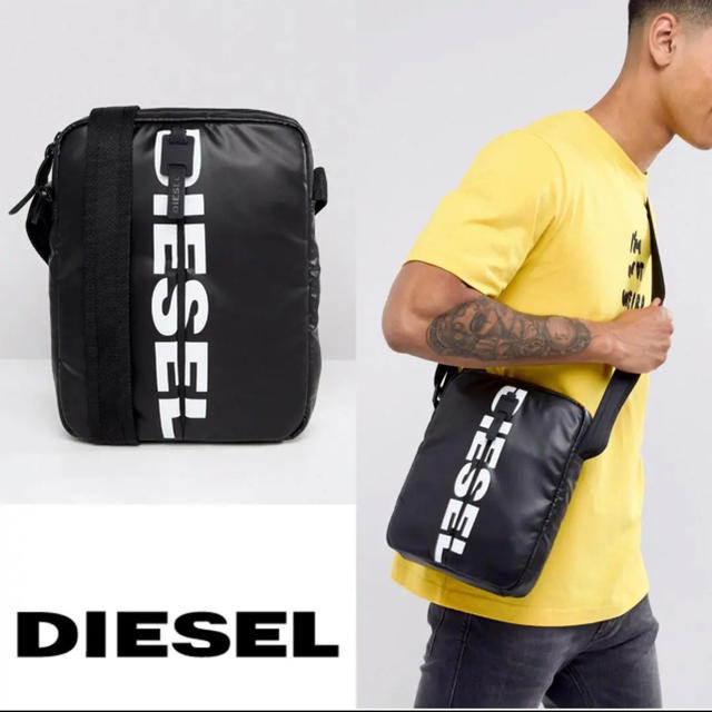 メンズDIESEL ディーゼル ショルダーバッグ　ブラック　★新品・未使用★