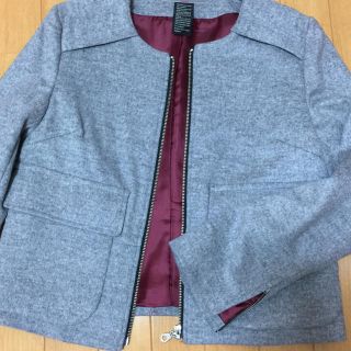 ダブルスタンダードクロージング(DOUBLE STANDARD CLOTHING)のノーカラージャケット Mサイズ    ダブルスタンダードクルロージング(ノーカラージャケット)