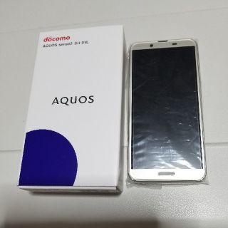 シャープ(SHARP)のドコモ SH-01L ゴールド AQUOS sense2 SIMロック解除済み(スマートフォン本体)