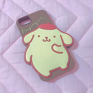 ポムポムプリン(ポムポムプリン)のポムポムプリン iphone7 シリコンケース(iPhoneケース)