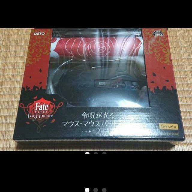 TAITO(タイトー)のfate マウス・マウスパッド 黒 スマホ/家電/カメラのPC/タブレット(PC周辺機器)の商品写真