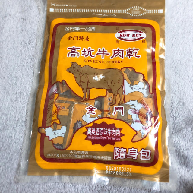 台湾 金門 ビーフジャーキー 高坑牛肉乾 食品/飲料/酒の加工食品(乾物)の商品写真