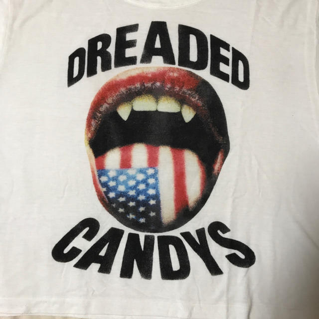 Candy Stripper(キャンディーストリッパー)のキャンディストリッパー 白T レディースのトップス(Tシャツ(半袖/袖なし))の商品写真