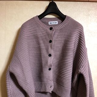 ザラ(ZARA)のトレンド★大人気商品！薄パープルカーディガン、オフショルにも★トレンドSNS流行(カーディガン)