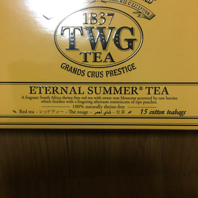 TWG紅茶 エターナルサマーティー 食品/飲料/酒の飲料(茶)の商品写真