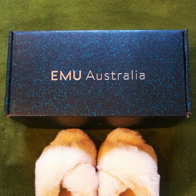 EMU(エミュー)の【新品・未使用】EMU  ファーサンダル レディースの靴/シューズ(サンダル)の商品写真