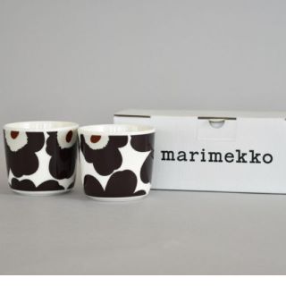 マリメッコ(marimekko)のmarimekko 新品★ラテマグ ペア UNIKKO(グラス/カップ)