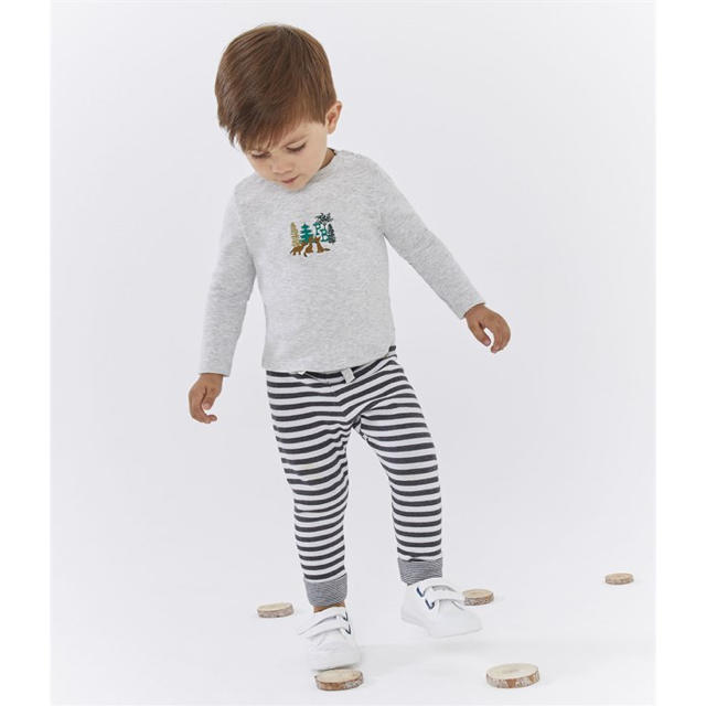 PETIT BATEAU(プチバトー)の【新品】プチバトー ミラレパンツ キッズ/ベビー/マタニティのキッズ服男の子用(90cm~)(パンツ/スパッツ)の商品写真