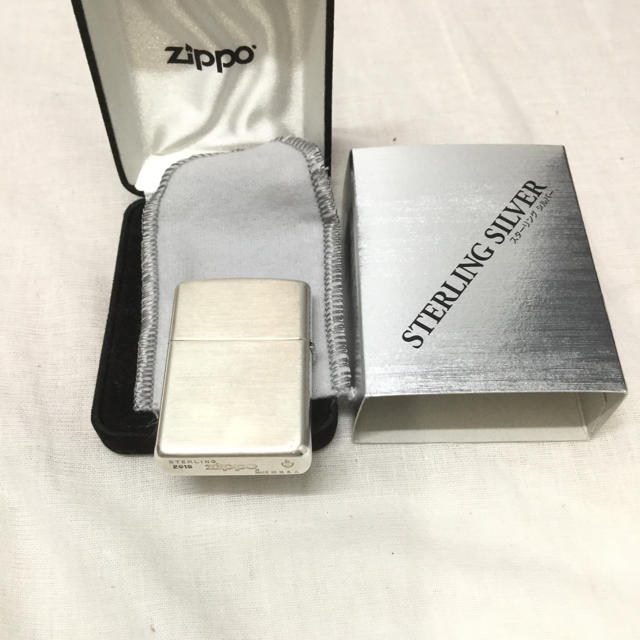 ZIPPO(ジッポー)のジッポ スターリングシルバー アーマー モデル メンズのファッション小物(タバコグッズ)の商品写真