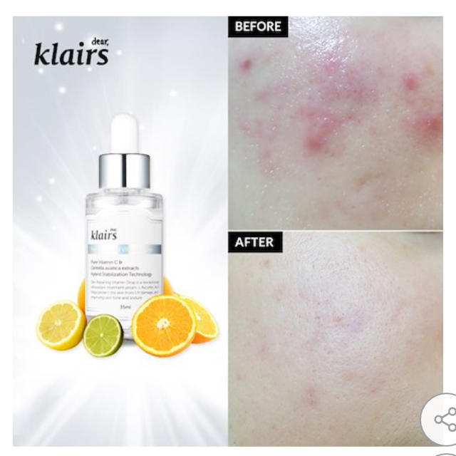 KLAIRS(クレアス)フレッシュリジューシドビタミンドロップ(35ml) コスメ/美容のスキンケア/基礎化粧品(美容液)の商品写真