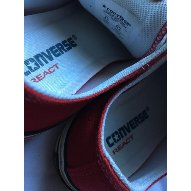 CONVERSE(コンバース)のCONVERSE レッド チャックテイラー レディースの靴/シューズ(スニーカー)の商品写真