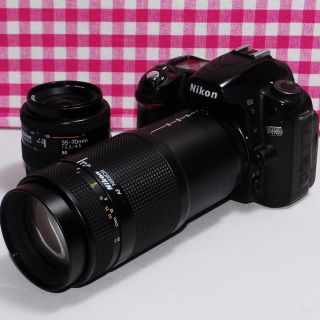 ニコン(Nikon)の❤️遠くの撮影もバッチリ❤️Nikon D80 ダブルレンズキット・安心保証(デジタル一眼)