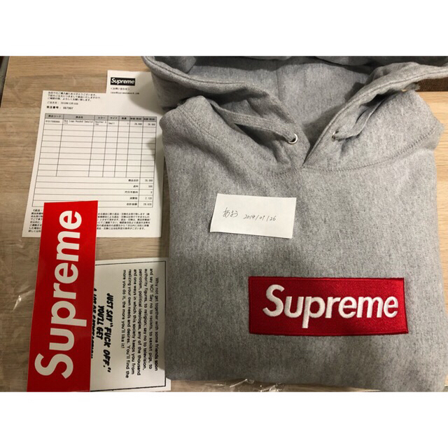 正規 Supreme Sweatshirt Hooded Logo Box 16AW Supreme - パーカー ...