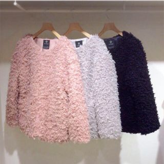 ダブルクローゼット(w closet)のはる様専用🌿【新品・未使用】w closet  プードルファーコート(毛皮/ファーコート)