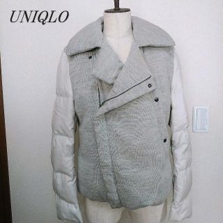 ユニクロ(UNIQLO)のユニクロ　デザイナーコラボ　ダウンジャケット　ニット　L　ダウン90(ダウンジャケット)