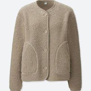 ユニクロ(UNIQLO)のフリースノーカラージャケット(ノーカラージャケット)