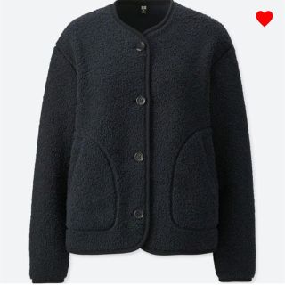 ユニクロ(UNIQLO)のフリースノーカラージャケット(ノーカラージャケット)