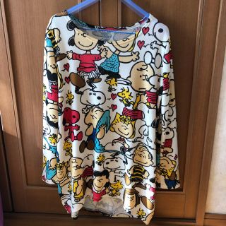 スヌーピー(SNOOPY)の【スヌーピー】総柄ロンＴ(Tシャツ(長袖/七分))